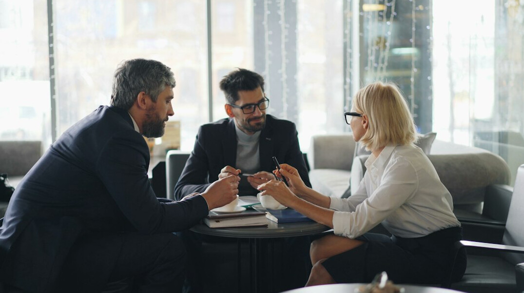 professional team meeting