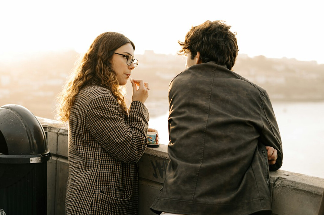 person reflecting on conversation