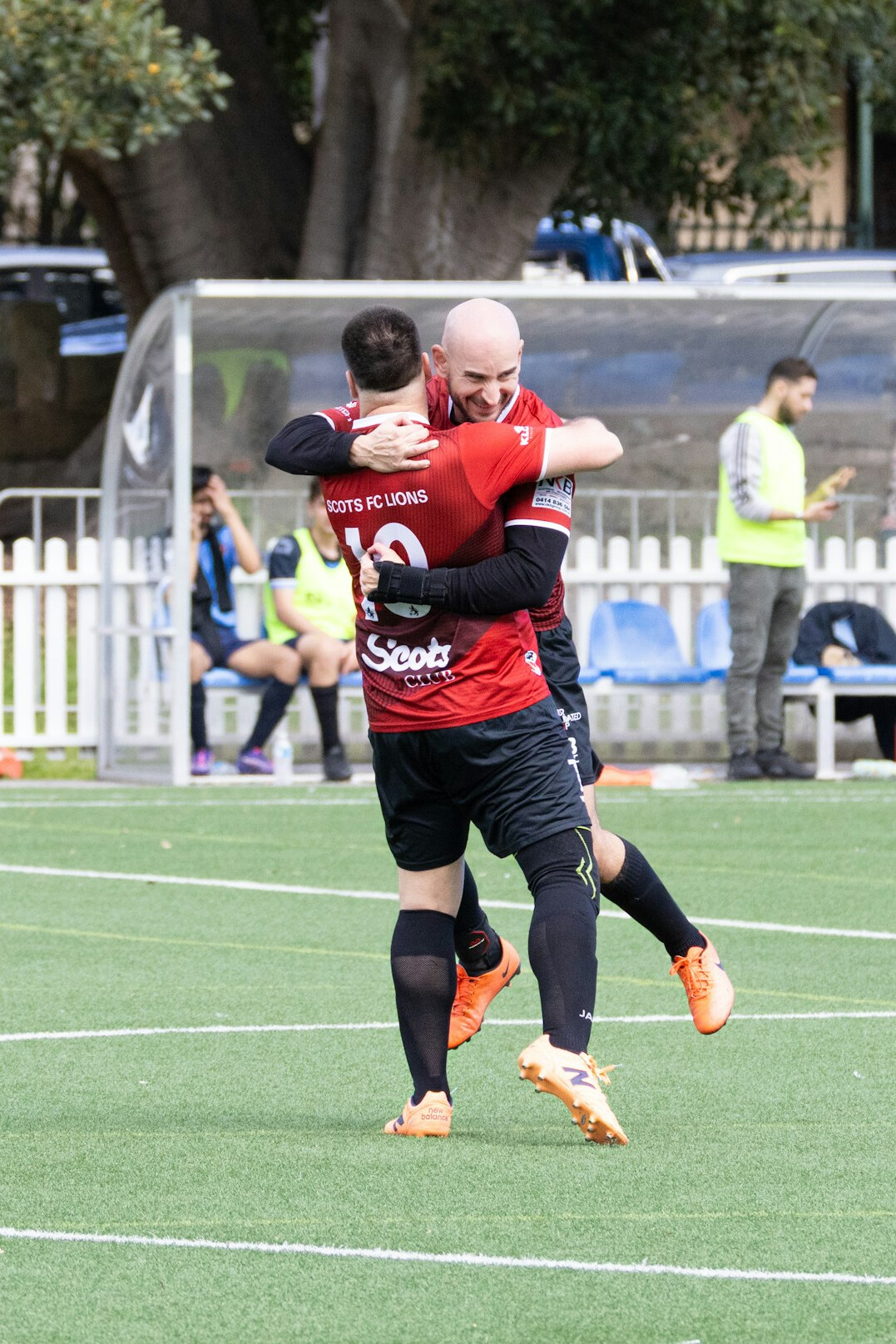 successful team celebration
